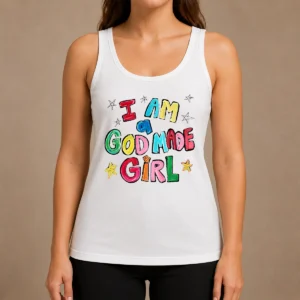 Funny I Am A God Made Girl Tank Top