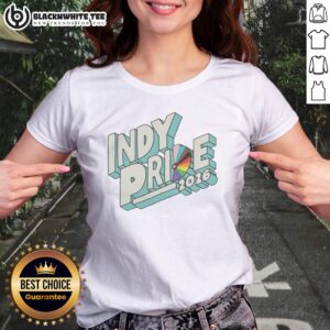 Good Indianapolis Indy Pride 2026 Ladies Shirt featuring vibrant pride colors