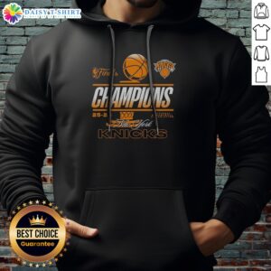 Awesome New York Knicks 2025 2026 Finals Champions National Basketball Association Team Hoodie in vibrant blue with championship logo