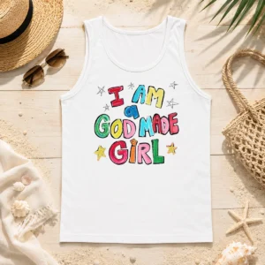 Hot I Am A God Made Girl Tank Top