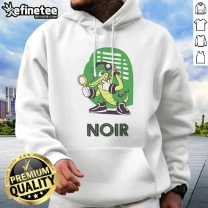 Nice Vector The Crocodile Chaotix Detective Agency Noir Hoodie