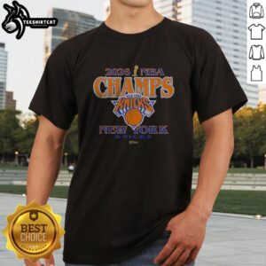 Premium New York Knicks 2026 NBA Champions Vintage Shirt in classic blue with bold championship graphics