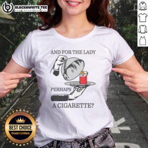 Original And For The Lady, Perhaps A Cigarette Ladies Shirt in a soft fabric with a relaxed fit.