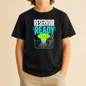 Nice Reservoir Ready Hydroponic Lettuce Kids T-Shirt