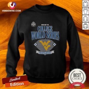 Pretty West Virginia Mountaineers 2026 NCAA College World Series Omaha Event sweatshirt optimized for showcasing the design