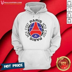 Original Paris Saint Germain Football Club Ici C'Est Paris hoodie optimized for product display