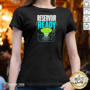 Premium Reservoir Ready Hydroponic Lettuce V-Neck Shirt