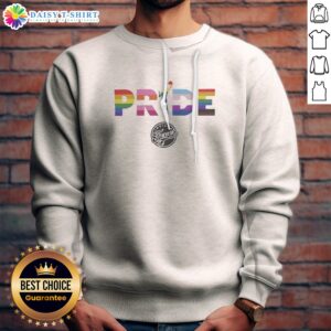 Funny Indiana Fever 2026 WNBA Pride LGBT Pattern Flag Sweatshirt displayed on a neutral background