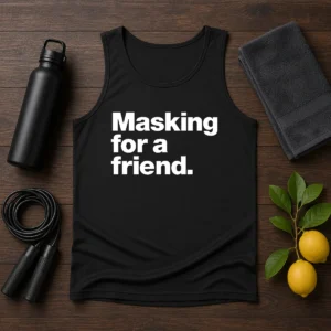 Pretty Masking For A Friend Tank Top