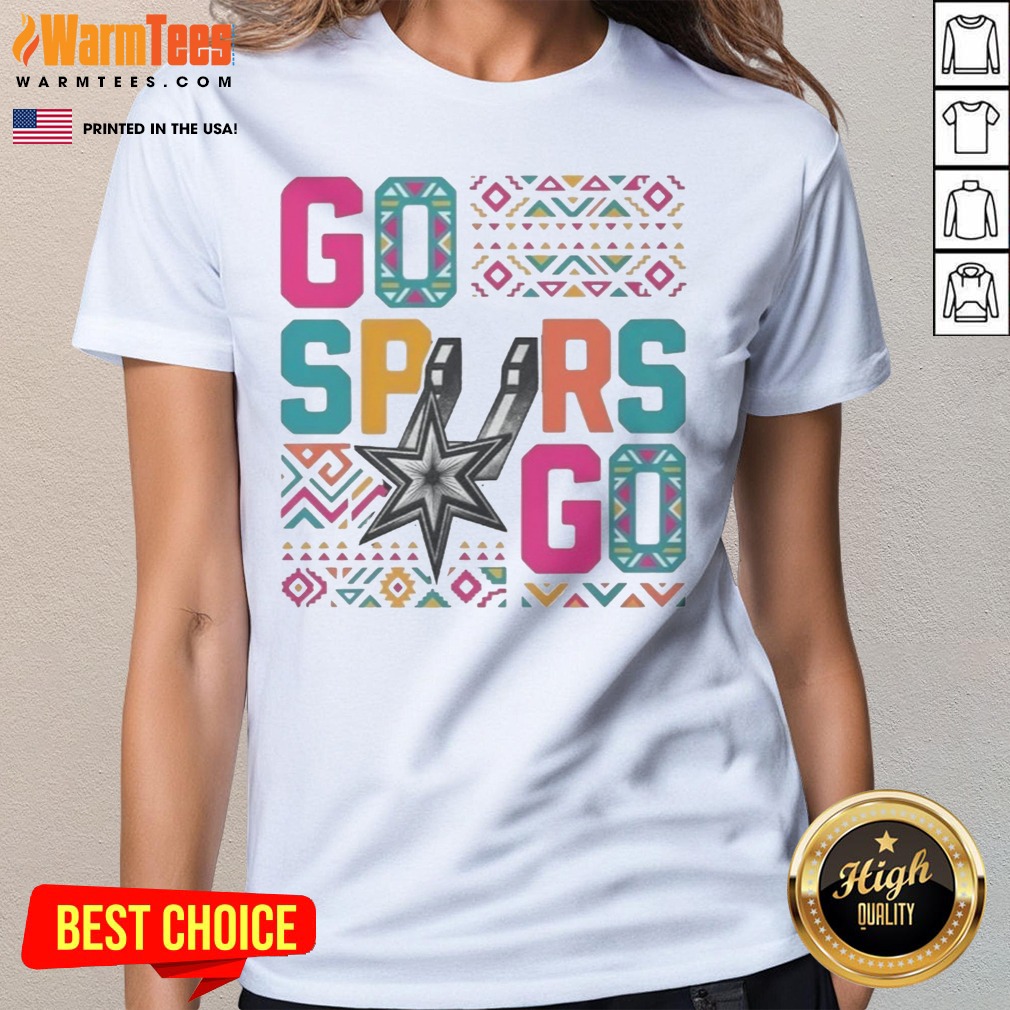 san-antonio-spurs-go-spurs-go-logo-basketball-team-nba-graphic-ladies-tee San Antonio Spurs Go Spurs Go Logo Basketball Team NBA Graphic ladies tee displayed in a vibrant setting
