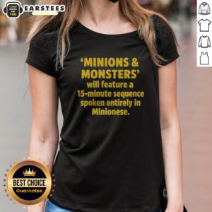 Nice Minions And Monsters Will Feature A 15 Minute Sequence Spoken Entirely In Minionese ladies shirt in white with colorful graphic print