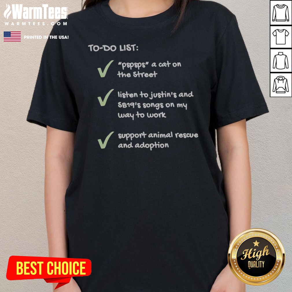 sb19-justin-to-do-list-pspsps-a-cat-support-animal-rescue-checkmarks-ladies-tee SB19 Justin To Do List Pspsps A Cat Support Animal Rescue Checkmarks ladies tee featuring checkmarks and cat graphics