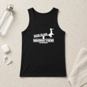 Awesome God Is An Imaginary Friend For Grownups Tank Top