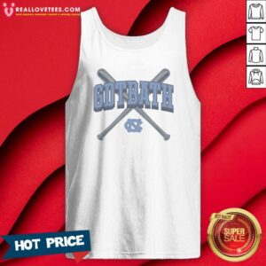 Premium UNC Baseball Gdtbath Tank Top tank top optimized in light blue with team logo and comfortable fit