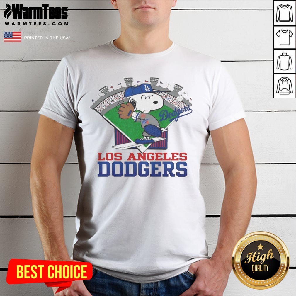 snoopy-los-angeles-dodgers-mlb-stadium-shirt Snoopy Los Angeles Dodgers MLB Stadium shirt featuring a playful snoopy graphic and vibrant team colors.
