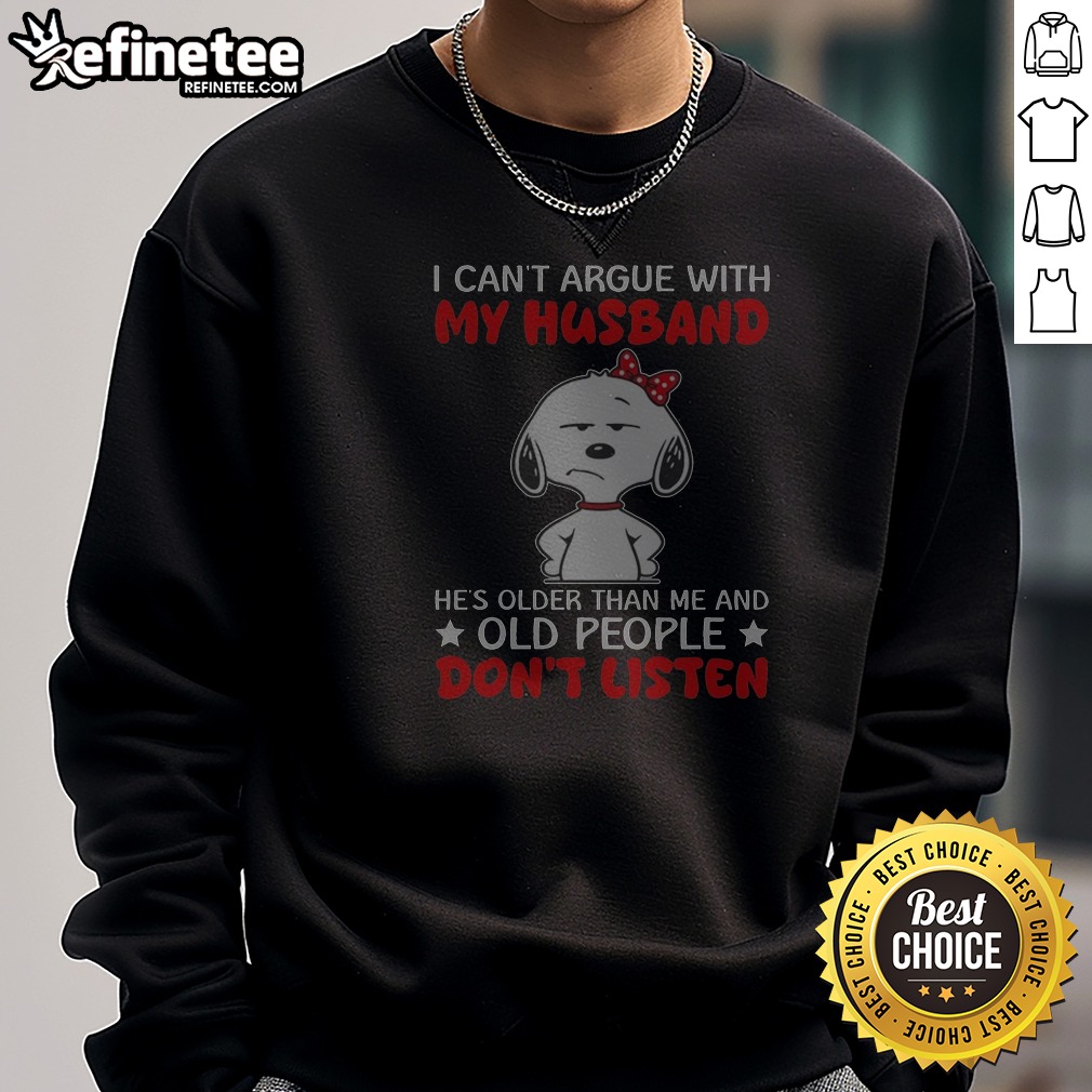 snoopy-peanuts-i-can-t-argue-with-my-husband-sweatshirt Snoopy Peanuts I Can'T Argue With My Husband Sweatshirt