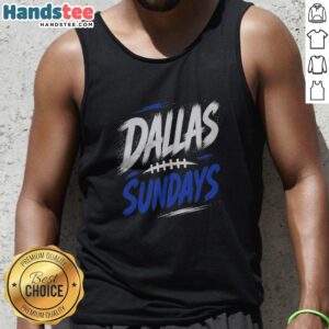 Pretty Dallas Cowboys Nfl Sundays Tank top featuring a vibrant graphic, perfect for game day.
