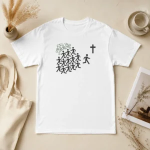 Funny Wearicy Jesus Over Money Graphic