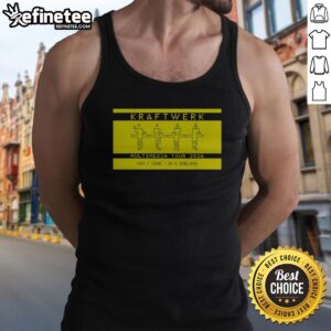 Original Kraftwerk Multimedia Tour 2026 May June UK Ireland Music Electronic Band Tour tank top, perfect for fans.