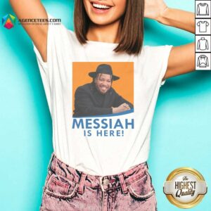 Good Basketball Messiah Is Here v neck optimized design on a stylish v neck t-shirt