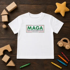 Original MAGA Algae Great Again Memorial Reflecting Pool America 2026 Kids T-Shirt