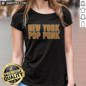 Official New York Knicks New York Pop Punk Ladies Shirt featuring a vibrant design for fans.