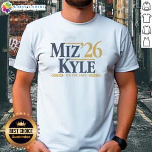 Pretty Jacob Misiorowski And Kyle Harrison Jacob Misiorowski Miz Kyle '26 K'S For Days Shirt displayed on a hanger