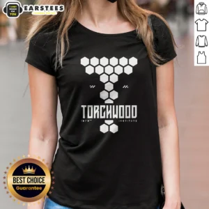Awesome Hex Rift Tech Torchwood Ladies Shirt in soft fabric with a fitted cut and vibrant colors