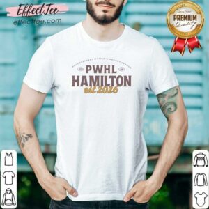 Hot Hamilton Est 2026 Professional Womens Hockey League 2026 shirt optimized for showcasing women's hockey pride