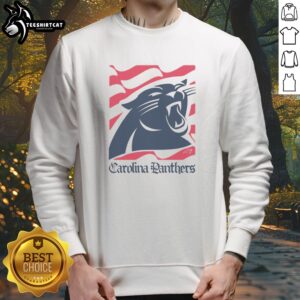 Funny Carolina Panthers American Heritage Wordmark Sweatshirt featuring a bold design and comfy fit.