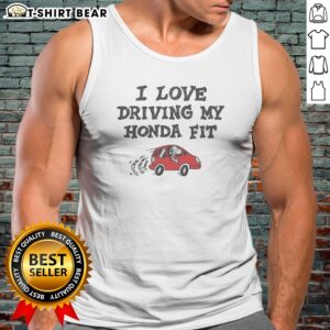 Premium Top Snoopy I Love Driving My Honda Fit Tank Top