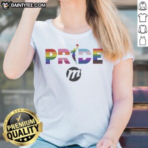 Awesome Phoenix Mercury 2026 WNBA Pride LGBT Flag Ladies Shirt featuring vibrant colors and a comfortable fit.