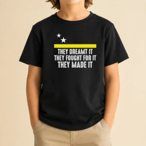 Premium Uracao Flag They Dreamed It Fought For It Kids T-Shirt