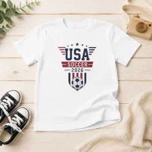 Funny USA Soccer WC 2026 Kids T-Shirt
