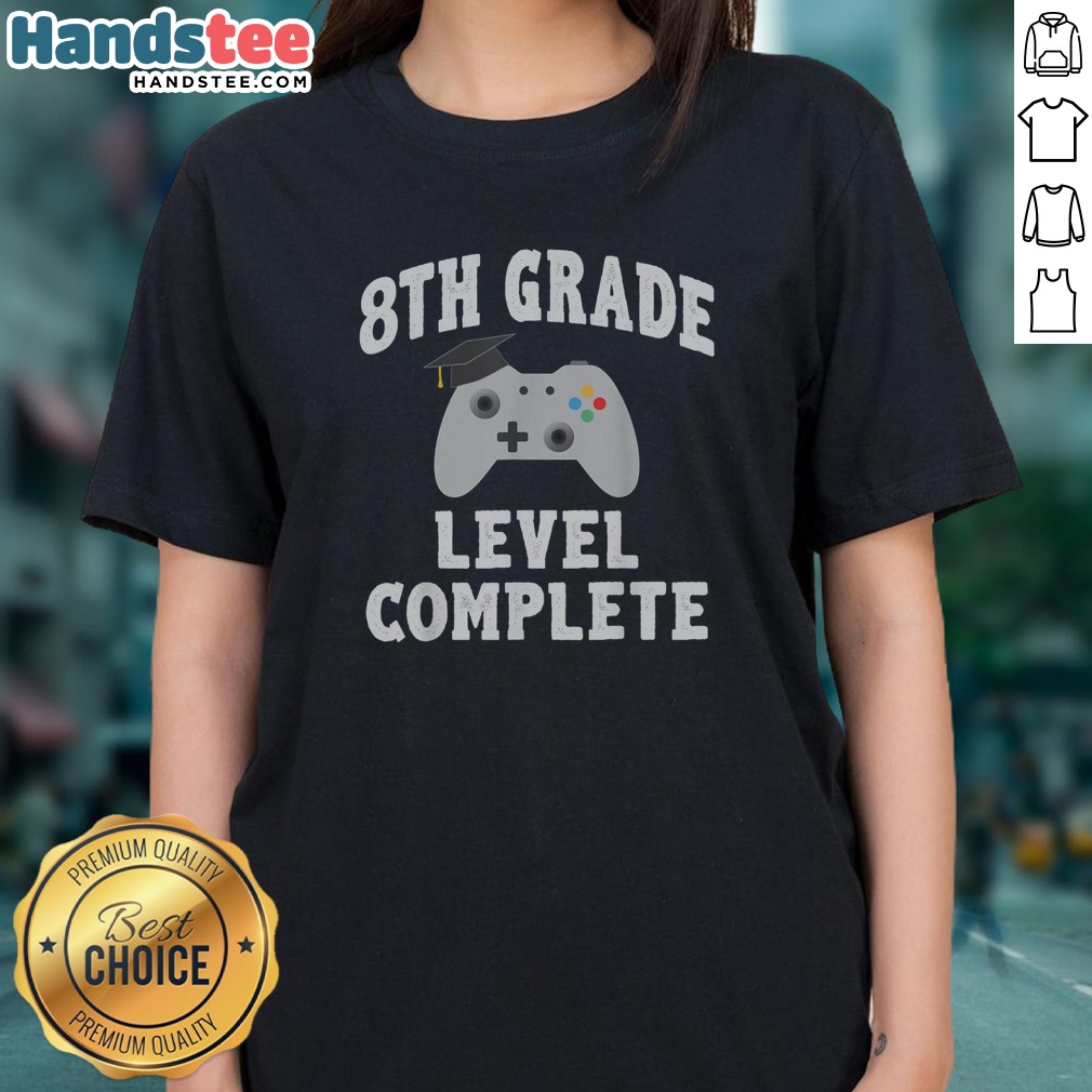 top-8th-grade-level-complete-ladies-shirt Top 8th Grade Level Complete Ladies Shirt featuring a comfortable fit and vibrant design.