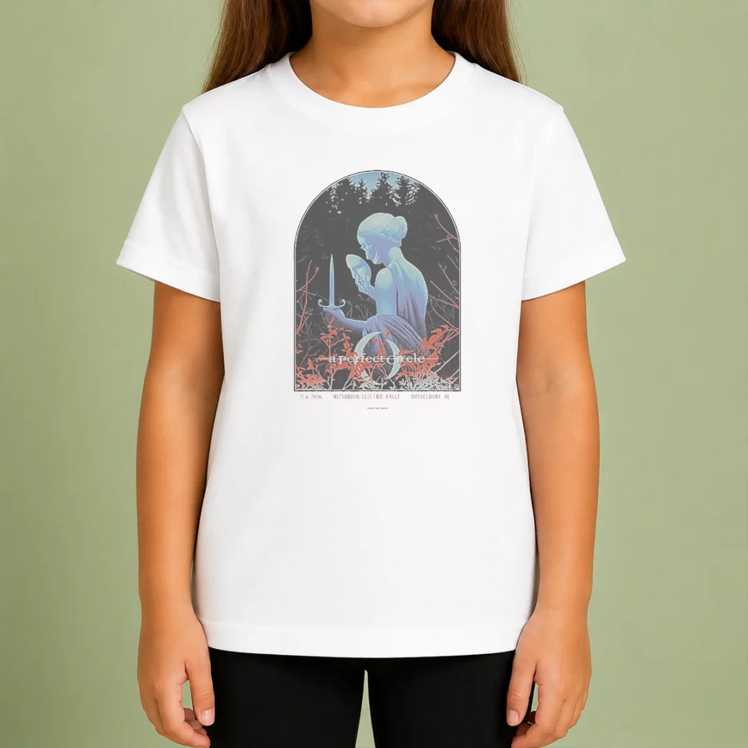top-a-perfect-circle-dsseldorf-germany-venue-poster-kids-t-shirt Top A Perfect Circle Dsseldorf Germany Venue Poster Kids T-Shirt