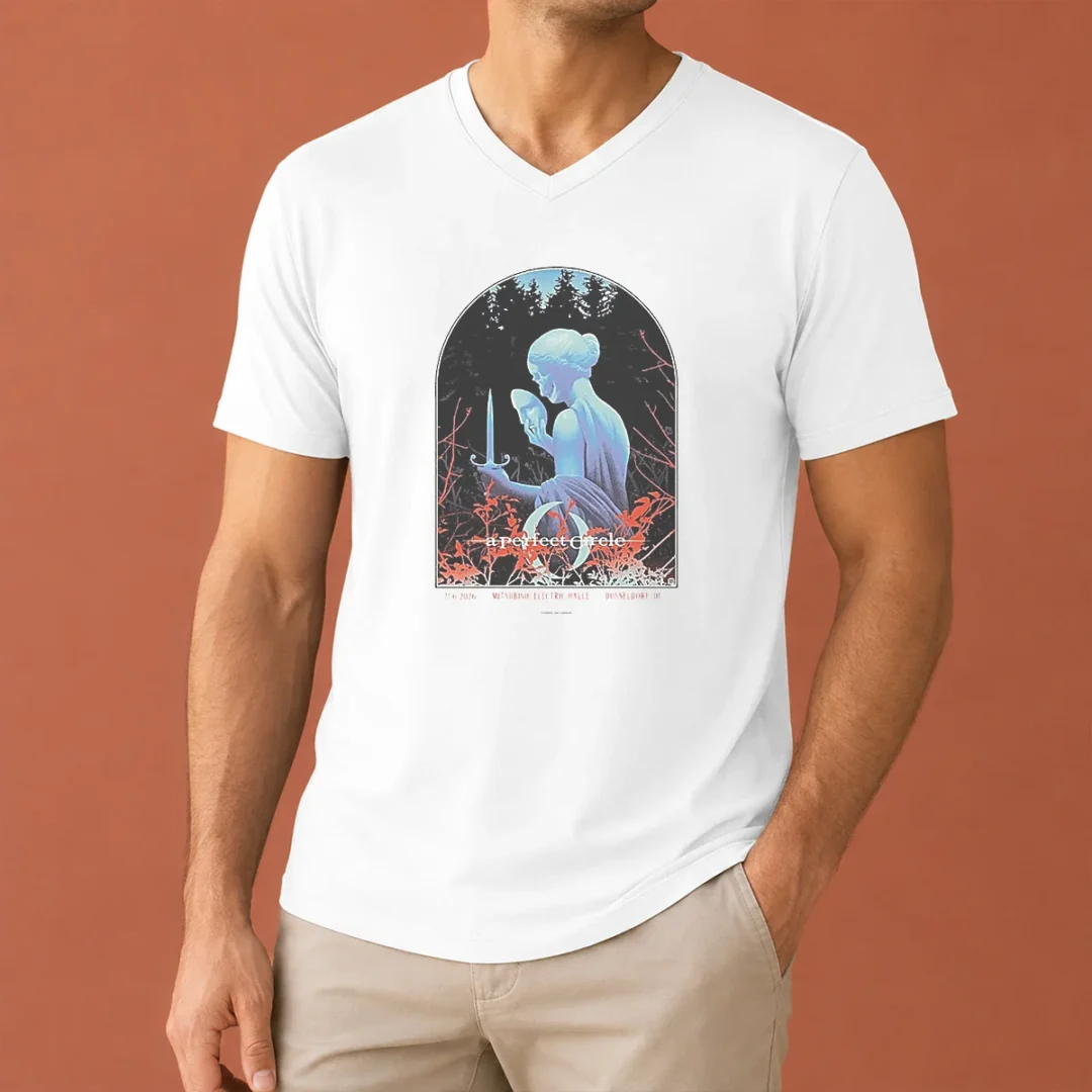 top-a-perfect-circle-dsseldorf-germany-venue-poster-v-neck-shirt Top A Perfect Circle Dsseldorf Germany Venue Poster V-Neck Shirt
