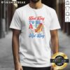 Top Bad Day To Be A Hot Dog Funny 4th Of July Summer Shirt displayed on a flat lay background.