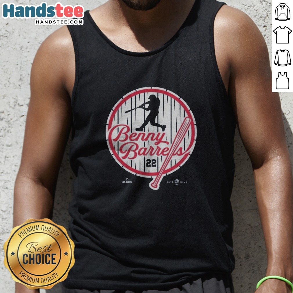 top-benny-barrels-tank-top Top Benny Barrels Tank top featuring a comfortable fit and trendy style for everyday wear.