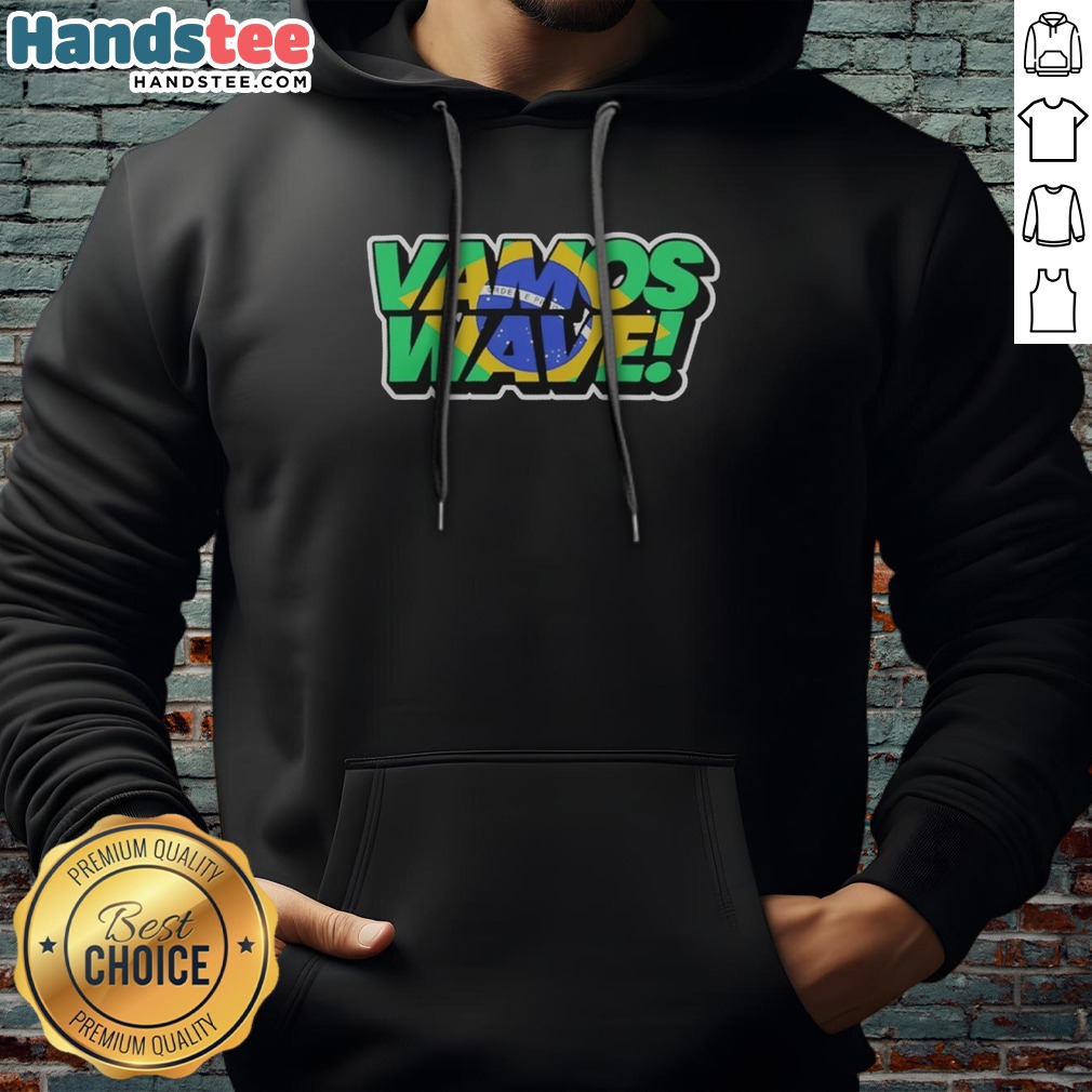 top-brazil-vamos-wave-ordem-e-progresso-hoodie Top Brazil Vamos Wave Ordem E Progresso Hoodie displayed on a neutral background, showcasing its vibrant design.