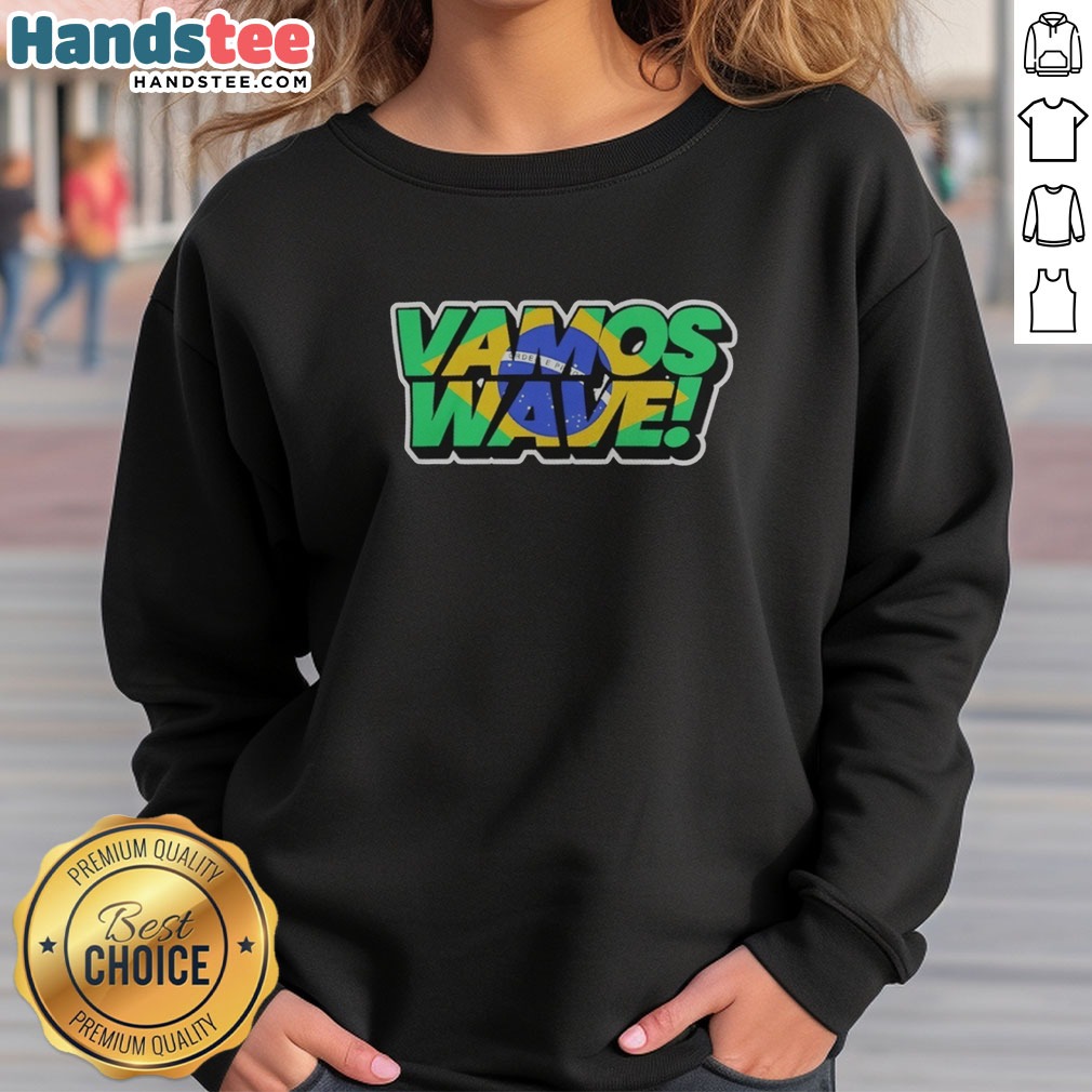 top-brazil-vamos-wave-ordem-e-progresso-sweatshirt Top Brazil Vamos Wave Ordem E Progresso sweatshirt featuring vibrant colors and a comfortable fit.