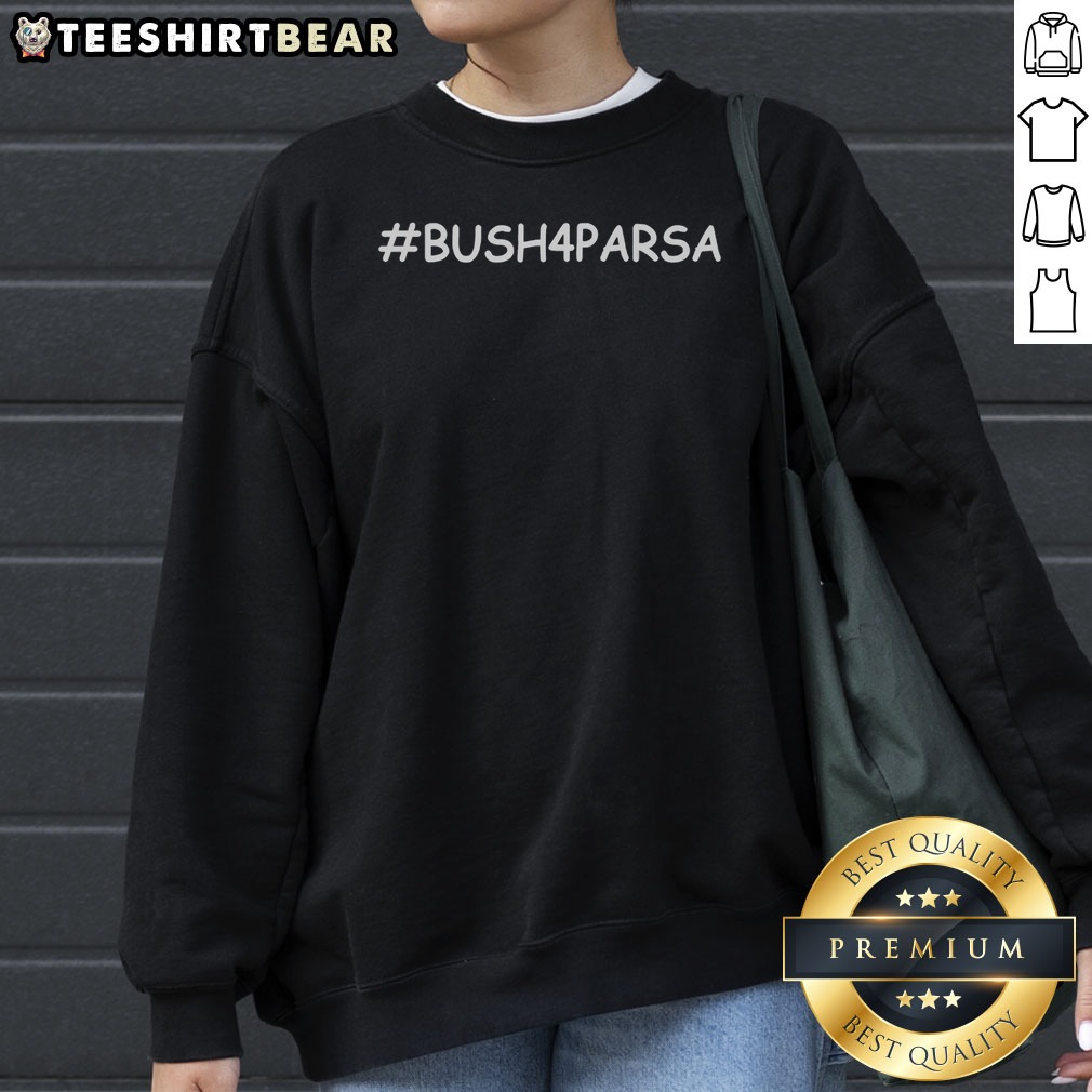 top-george-bush-4-parsa-sweatshirt Top George Bush 4 Parsa Sweatshirt in cozy fabric with bold graphic print on chest