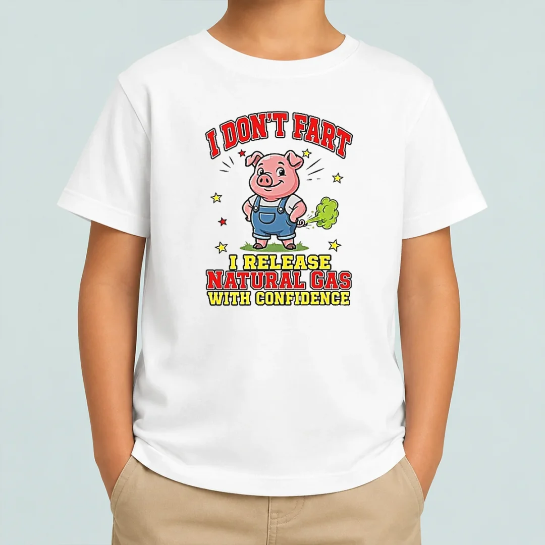 top-i-dont-fart-i-release-natural-gas-with-confidence-kids-t-shirt Top I Dont Fart I Release Natural Gas With Confidence Kids T-Shirt