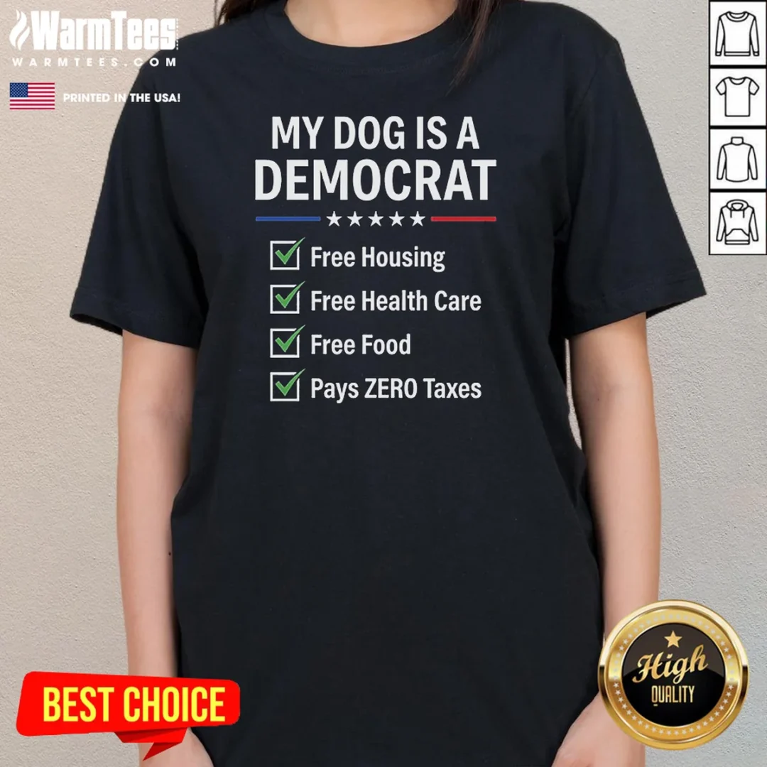 top-my-dog-is-a-democrat-ladies-shirt-ladies-tee Top My Dog Is A Democrat Ladies Shirt