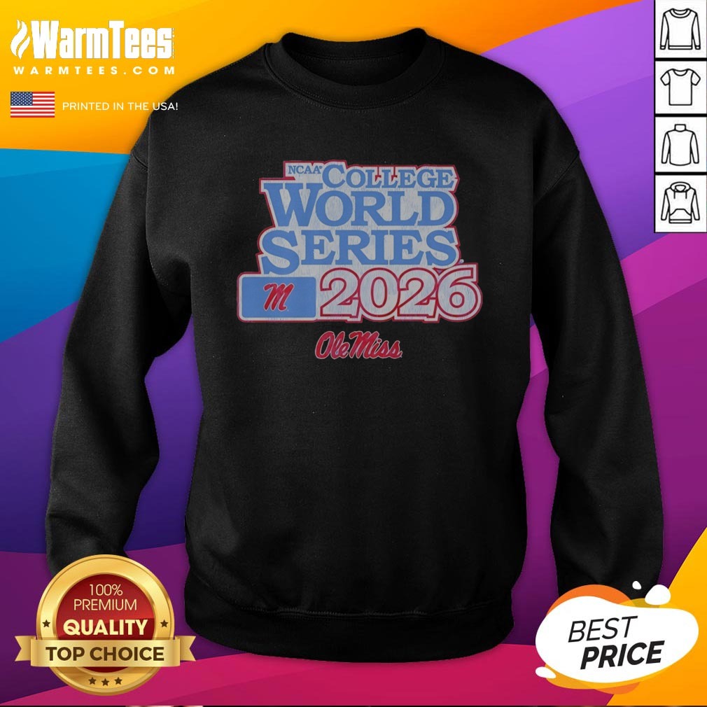 top-ole-miss-rebels-baseball-2026-ncaa-college-world-series-sweatshirt Top Ole Miss Rebels Baseball 2026 NCAA College World Series sweatshirt featuring team colors and logo