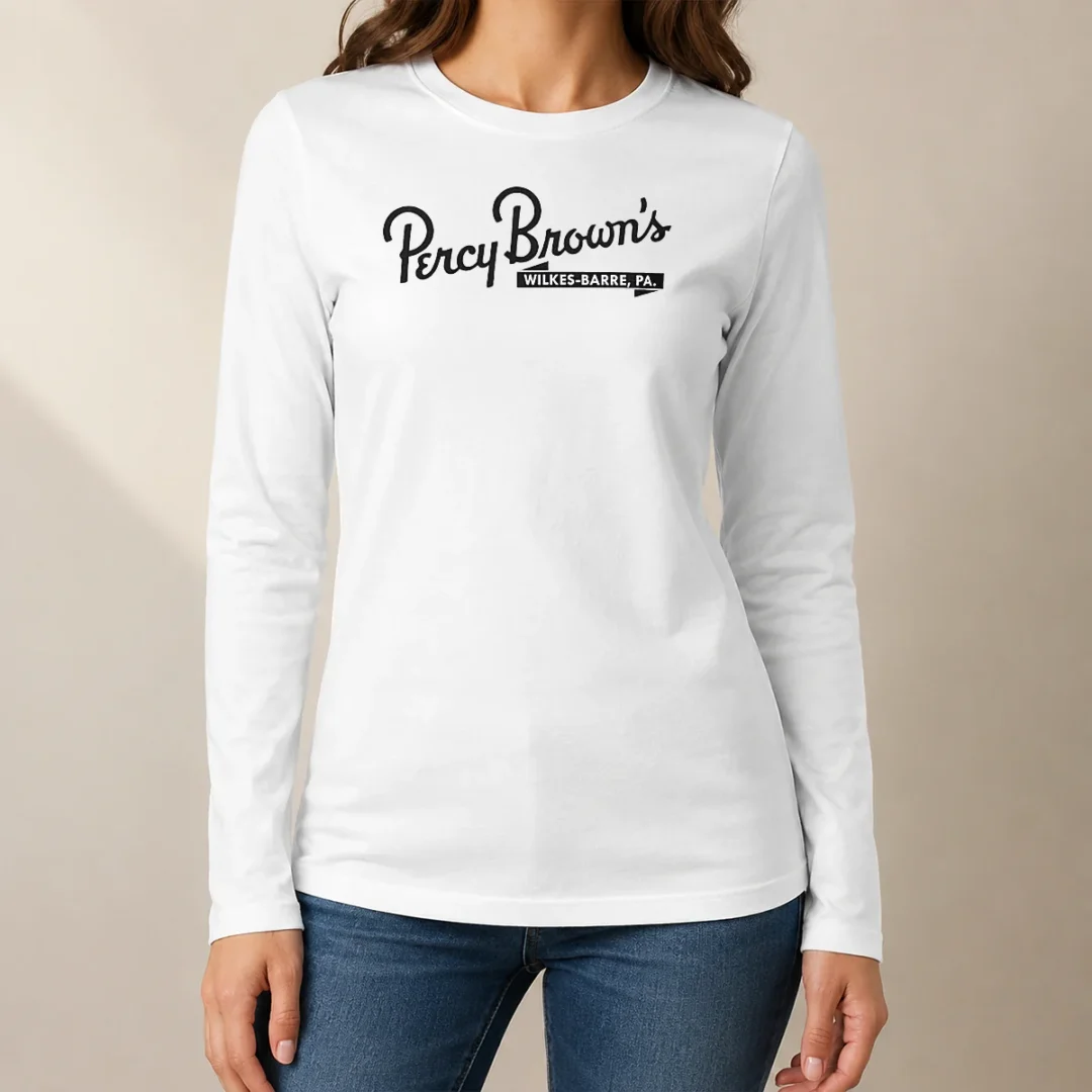 top-percy-brown-s-wilkes-barre-pa-long-sleeve-shirt Top Percy Brown'S Wilkes Barre PA Long Sleeve Shirt