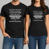 Top Political Satire Trump Is An Amazing President t shirt in classic fit, white cotton tee with bold political slogan