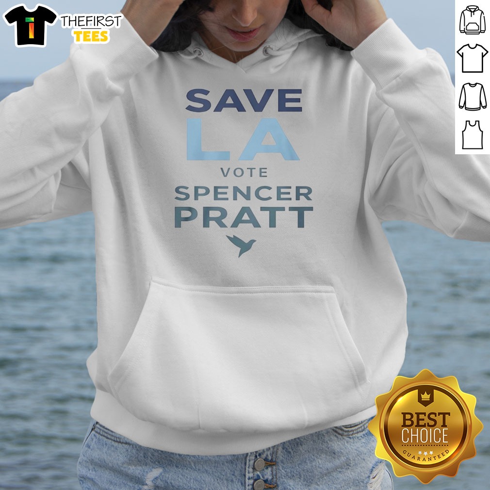 top-save-la-vote-spencer-pratt-hoodie Top Save LA Vote Spencer Pratt Hoodie featuring a bold graphic design