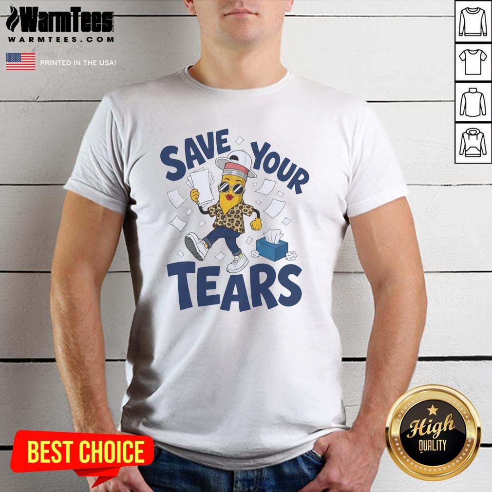 top-save-your-tears-pencil-character-leopard-print-shirt-1 Top Save Your Tears Pencil Character Leopard Print