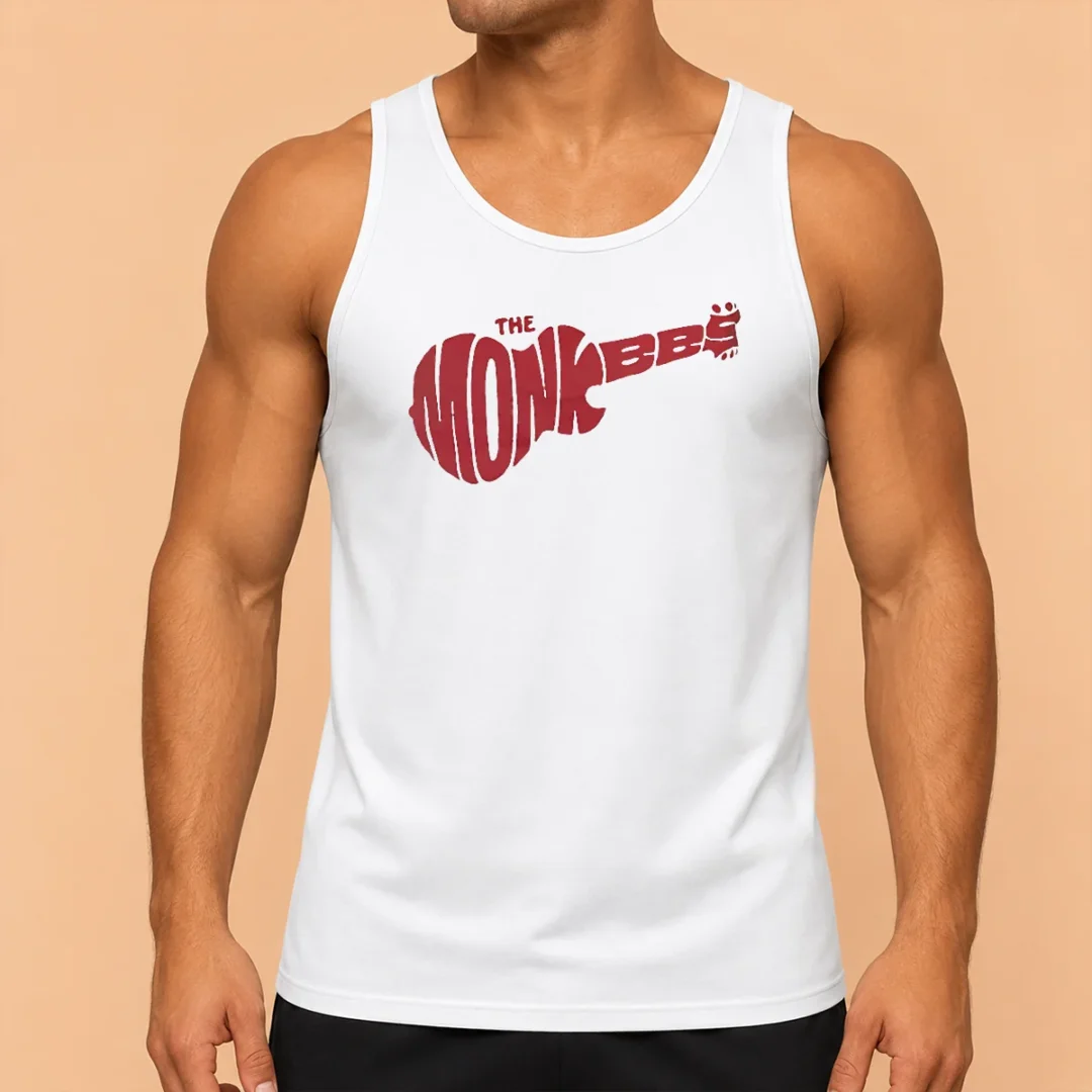top-the-monkees-guitar-logo-tank-top Top The Monkees Guitar Logo Tank Top